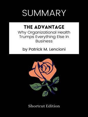 cover image of SUMMARY--The Advantage, Enhanced Edition